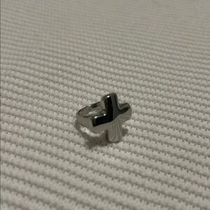 Silver Cross Ring
